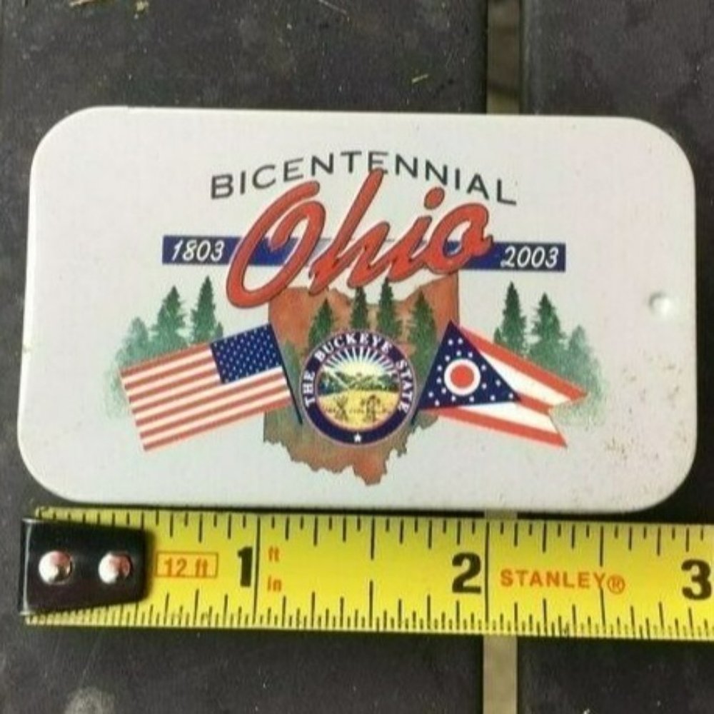 Ohio 1803 - 2003 Bicentennial Mint Candy Tin (Empty) from 2003